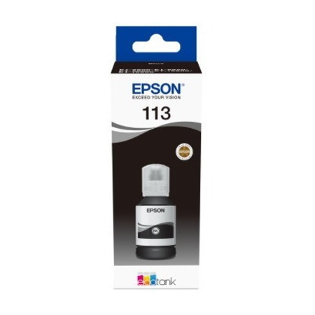 Epson EcoTank 113 Ink Refill Kit - Pigment Black - Inkjet