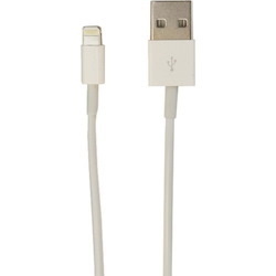 VisionTek Lightning to USB .25 Meter Cable White (M/M)