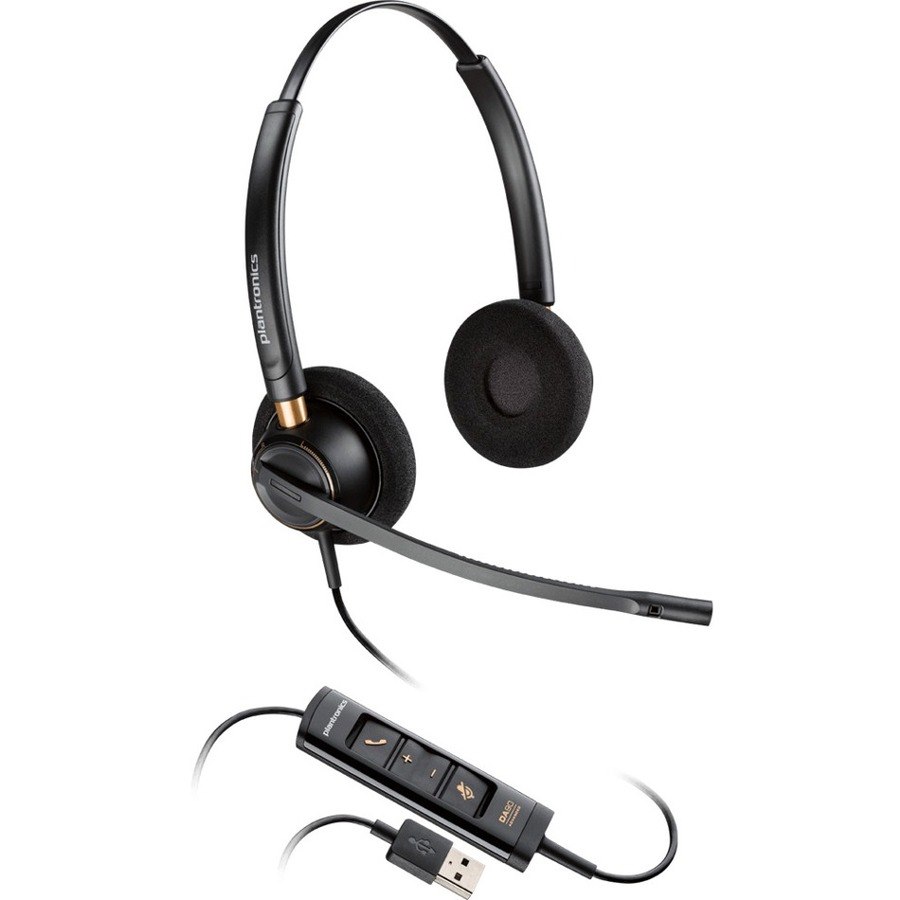 Poly EncorePro EP525 Wired Over-the-head Stereo Headset