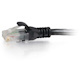 C2G 10 ft Cat6 Snagless Unshielded (UTP) Network Patch Cable (TAA) - Black