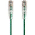 Monoprice SlimRun Cat6 28AWG UTP Ethernet Network Cable, 3ft Green