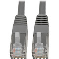 Eaton Tripp Lite Series Cat6 Gigabit Molded (UTP) Ethernet Cable (RJ45 M/M), PoE, Gray, 15 ft. (4.57 m)