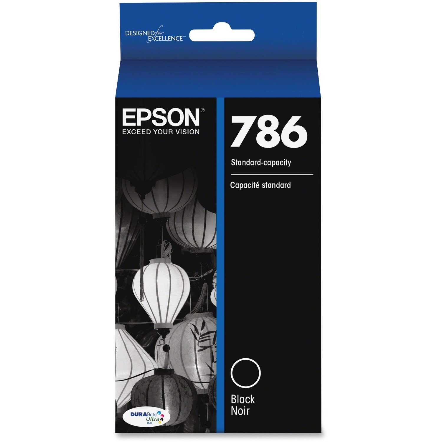 Epson DURABrite Ultra 786 Original Standard Yield Inkjet Ink Cartridge - Black - 1 Each