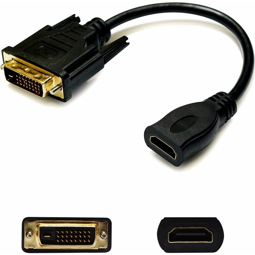 HDMI 1.3 Male to DVI-D Dual Link (24+1 pin) Female Black Adapter For Resolution Up to 2560x1600 (WQXGA)