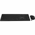 V7 CKW350US 2.4Ghz Wireless Quiet Keyboard and Mouse Combo - US Layout - English (US) - QWERTY - Business - Black - Wireless Connectivity - Full Size - USB Interface - Windows - MacOS - ChromeOS - Multimedia keys - Lasered keycaps - Multimedia Hot Key(s) - Desktop - Batteries Included