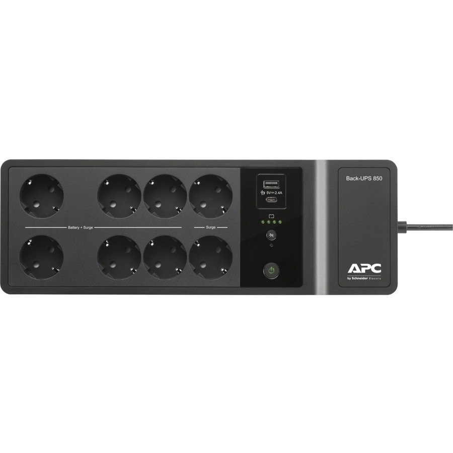 APC by Schneider Electric Back-UPS Standby UPS - 850 VA/520 W