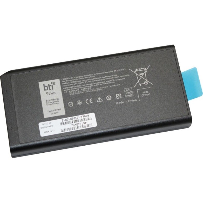 BTI 451-BBWL-BTI 11.1V 97WHR LI-ION BATTERY 451-BBOL, 451-BBWL, 453-BBBE, DKNKD, X8VWF