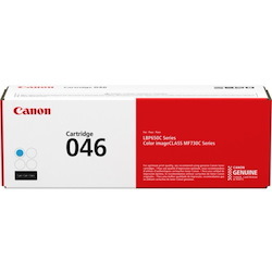 Canon 046 Standard Yield Laser Toner Cartridge - Cyan - 1 Each