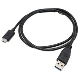 AddOn 5-Pack of 1m USB 3.1 (C) Male to USB 3.0 (A) Male Black Cables