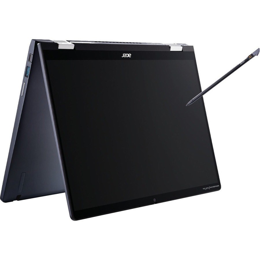 Acer Chromebook Spin 714 CP714-1WN CP714-1WN-763T 14" Touchscreen Convertible 2 in 1 Chromebook - WUXGA - 1920 x 1200 - Intel Core i7 12th Gen i7-1260P Dodeca-core (12 Core) 2.10 GHz - 8 GB Total RAM - 256 GB SSD - Steel Gray