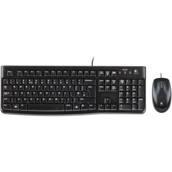 Logitech MK120 Keyboard & Mouse - QWERTY - English (US)