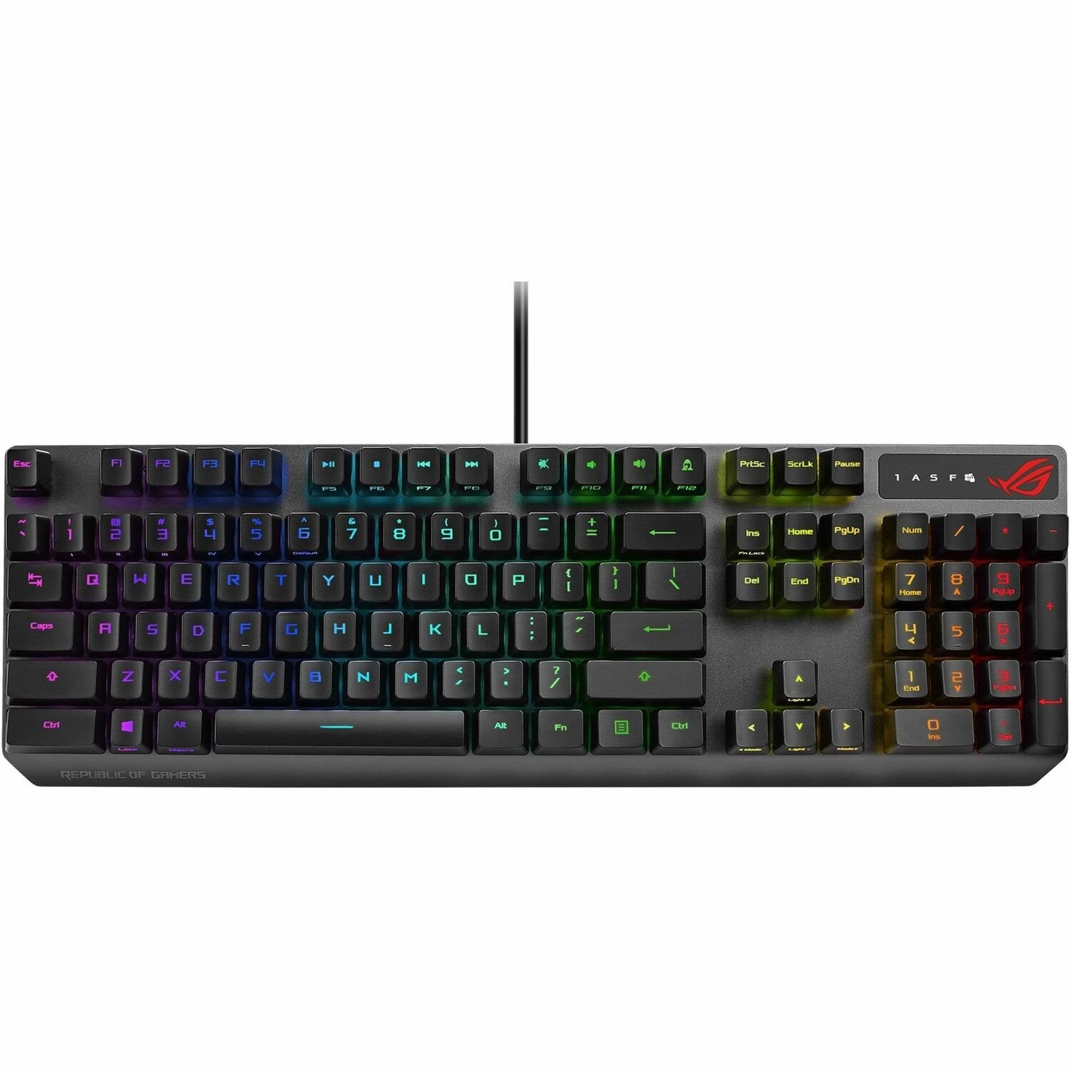 Asus Rog Strix Scope RX Gaming Keyboard, Rog RX Optical Mechanical Switches, All