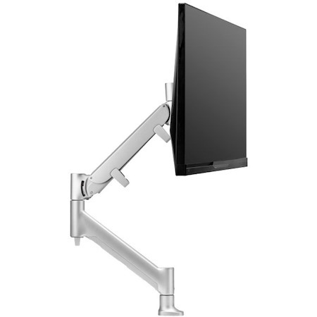 Atdec Mounting Arm for Monitor, Flat Panel Display, Curved Screen Display - Silver - Landscape/Portrait