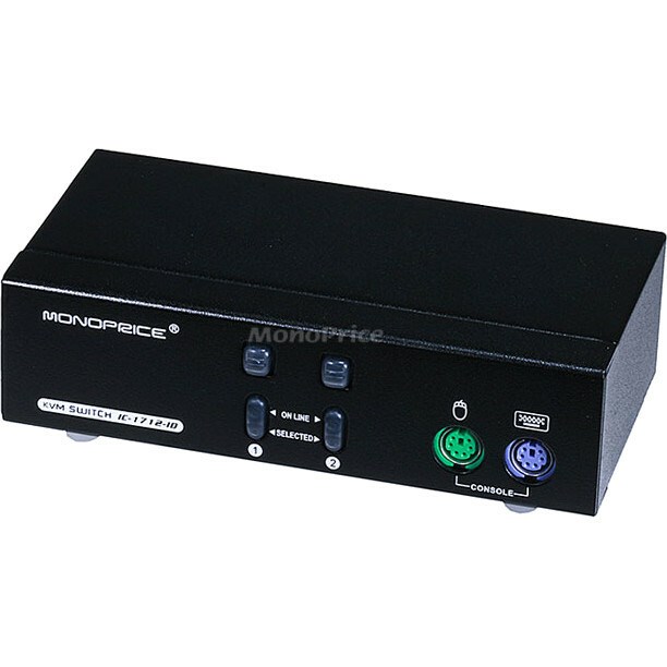 Monoprice 2-Port DVI KVM Switch - Retail