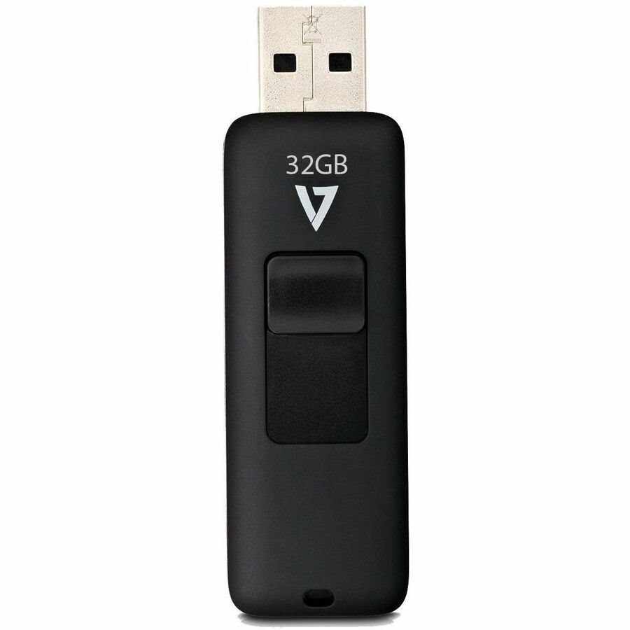 V7 VF232GAR-3E 32 GB USB 2.0 Flash Drive - Black