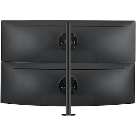 Atdec Desk Mount for Monitor, Curved Screen Display, Flat Panel Display, All-in-One Computer - Black - Landscape/Portrait