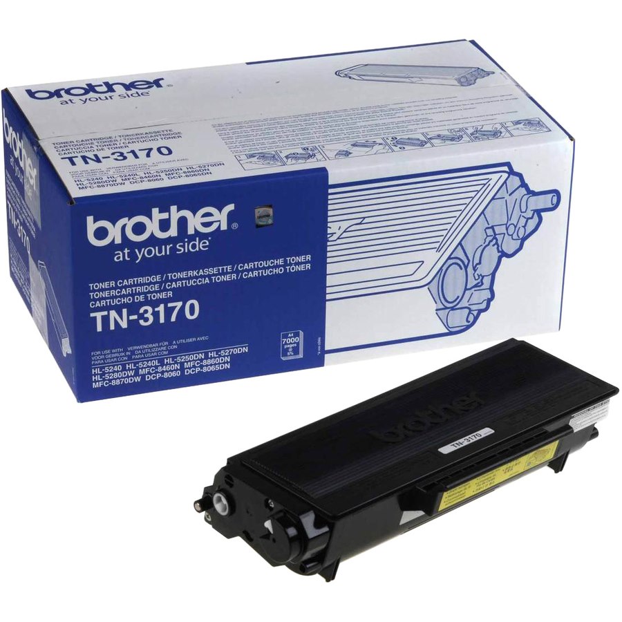 Brother TN-3170 Original Laser Toner Cartridge - Black - 1 Pack