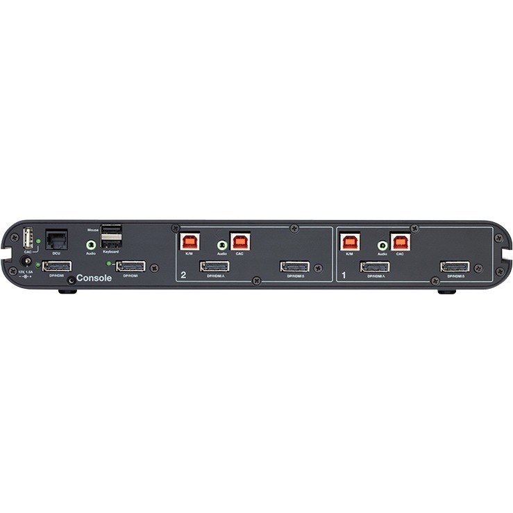 Belkin Dual-Head, 2-port KVM, with Audio & CAC port