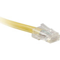 ENET Cat5e Yellow 4 Foot Non-Booted (No Boot) (UTP) High-Quality Network Patch Cable RJ45 to RJ45 - 4Ft