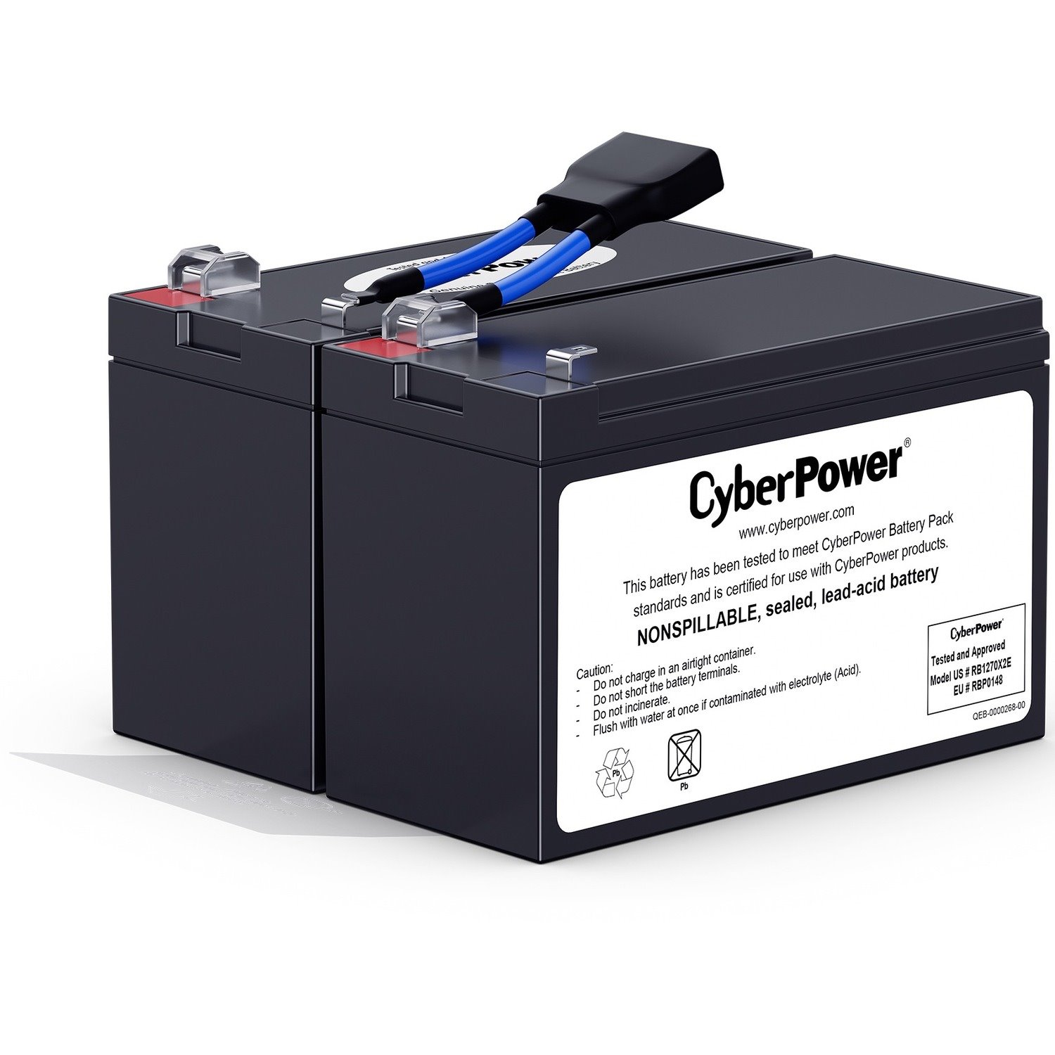 CyberPower RB1270X2E Replacement Battery Cartridge