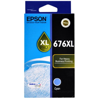 Epson DURABrite Ultra 676XL Original Inkjet Ink Cartridge - Cyan - 1 Pack