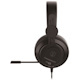 Plugable Performance Onyx Gaming Headset with Retractable Microphone, Noise Isolation, Memory Foam Ear Cushions