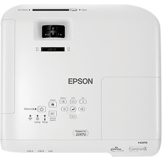 Epson PowerLite 2247U 3LCD Projector - 16:10 - Portable - Refurbished