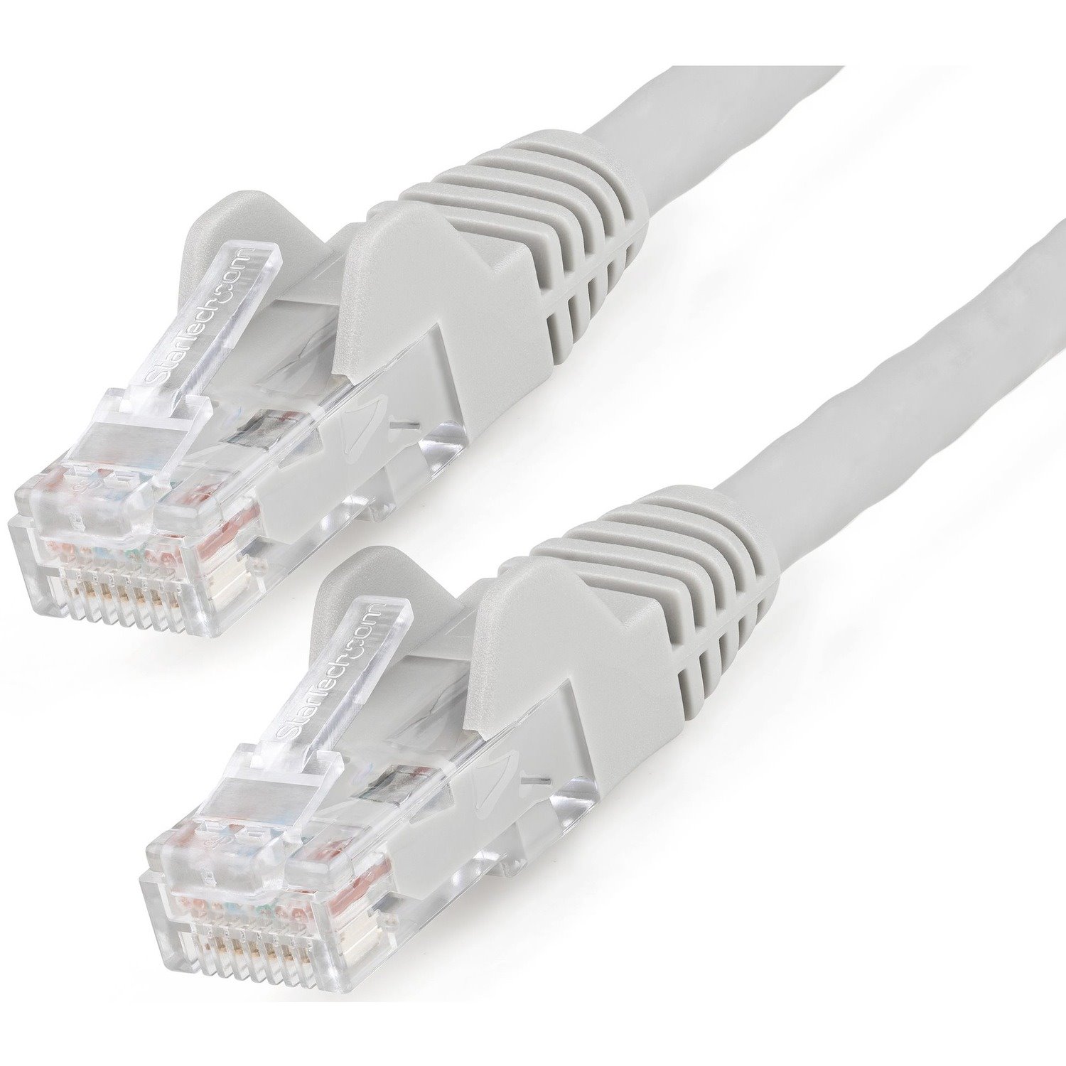 StarTech.com 7ft (2m) CAT6 Ethernet Cable, LSZH (Low Smoke Zero Halogen) 10 GbE Snagless 100W PoE UTP RJ45 Gray Network Patch Cord, ETL