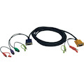 Tripp Lite by Eaton VGA/PS2/Audio Combo Cable Kit for KVM Switch B006-VUA4-K-R, 10 ft. (3.05 m)