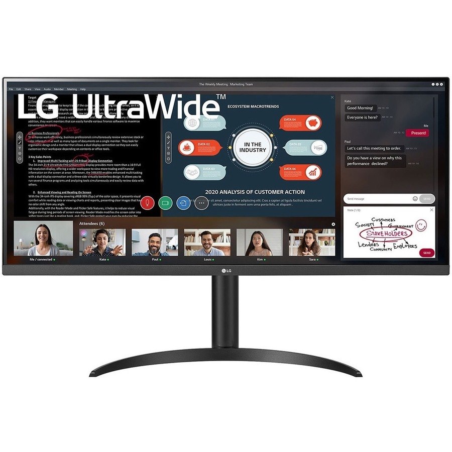 LG Ultrawide 34WP550-B 34" Class UW-UXGA LCD Monitor - 21:9