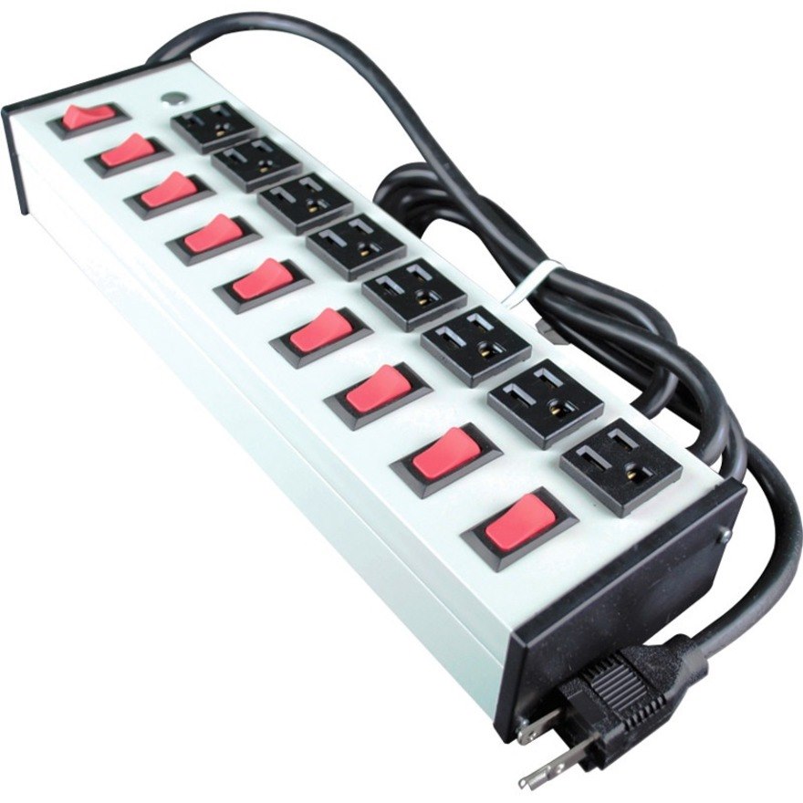 Wiremold Plug-In Outlet Center 8-Outlet Power Strip