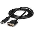 StarTech.com 6ft (1.8m) DisplayPort to DVI Cable, DisplayPort to DVI Adapter Cable, DP to DVI-D Converter, Replaced by DP2DVI2MM6