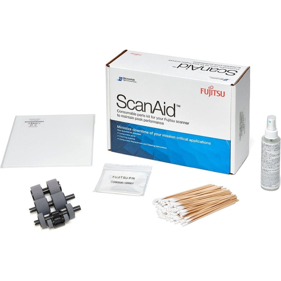 Fujitsu ScanAid Cleaning Supplies and Consumable Kit