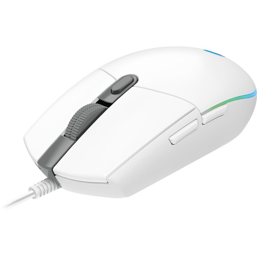 Logitech G203 Gaming Mouse - USB - 6 Button(s) - White