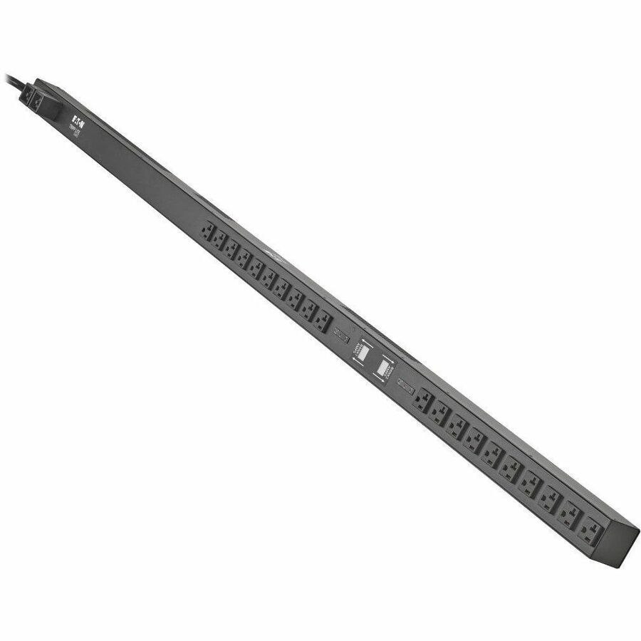 Eaton Tripp Lite Series 2.88kW Single-Phase Local Metered PDU with ISOBAR Surge Protection, 120V, 3840 Joules, 20 NEMA 5-15/20R Outlets, L5-30P Input, 10 ft. Cord, 0U Vertical