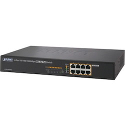 Planet GSD-808HP2 8 Ports Ethernet Switch - Gigabit Ethernet - 10/100/1000Base-TX