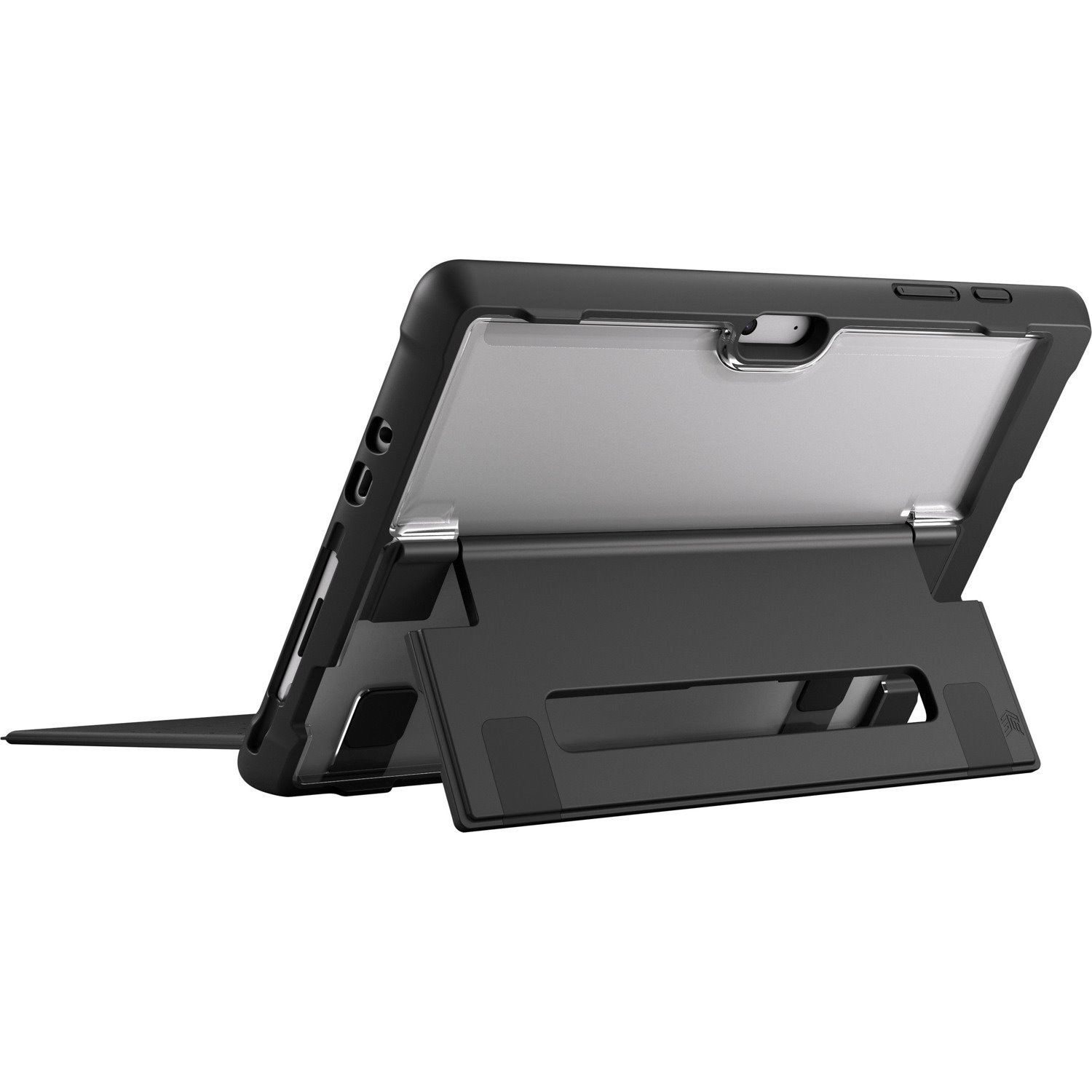 STM Goods Dux stm-222-194J-01 Carrying Case Microsoft Surface Go 2, Surface Go 3, Surface Go 4 Tablet - Black, Transparent