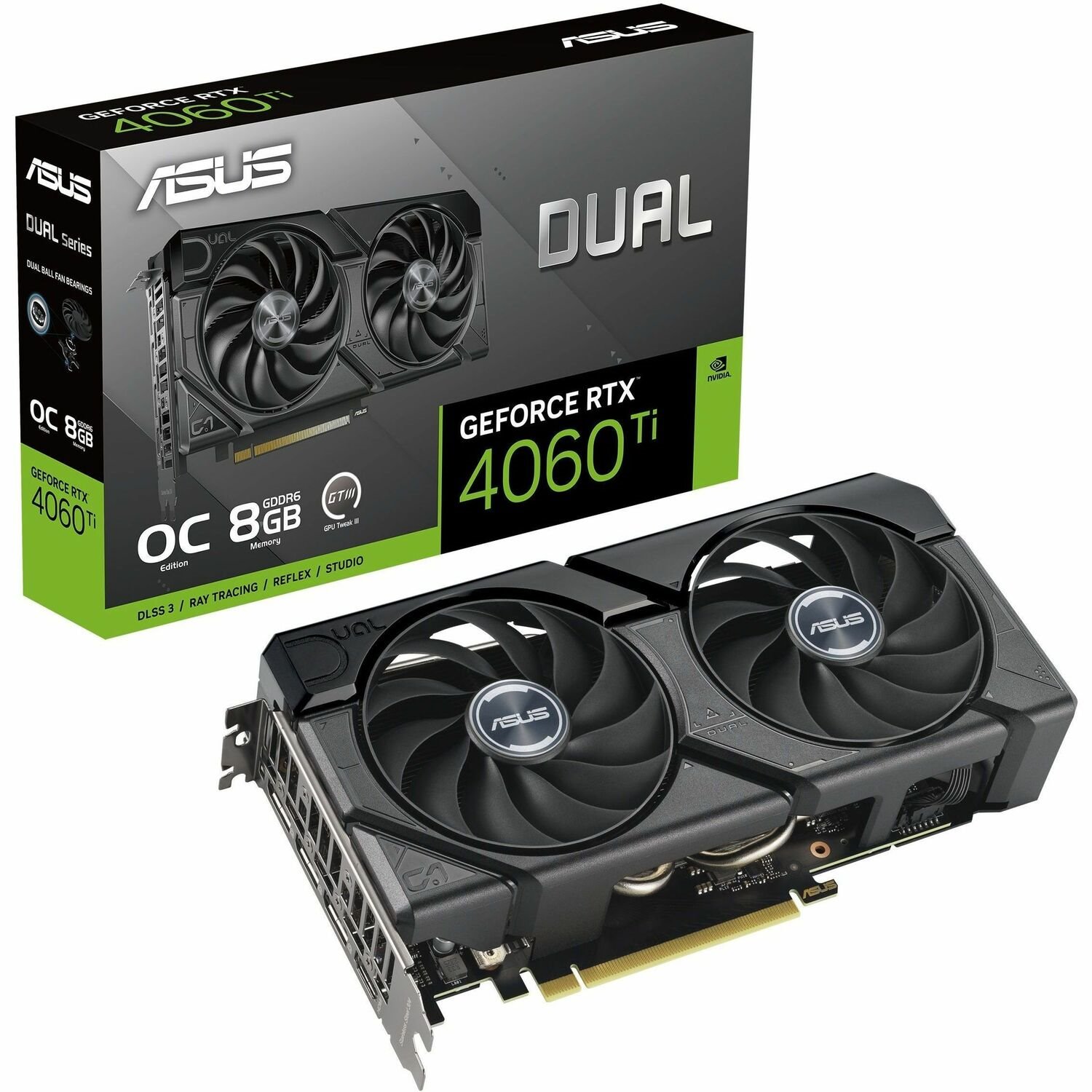 Asus NVIDIA GeForce RTX 4060 Ti Graphic Card - 8 GB GDDR6