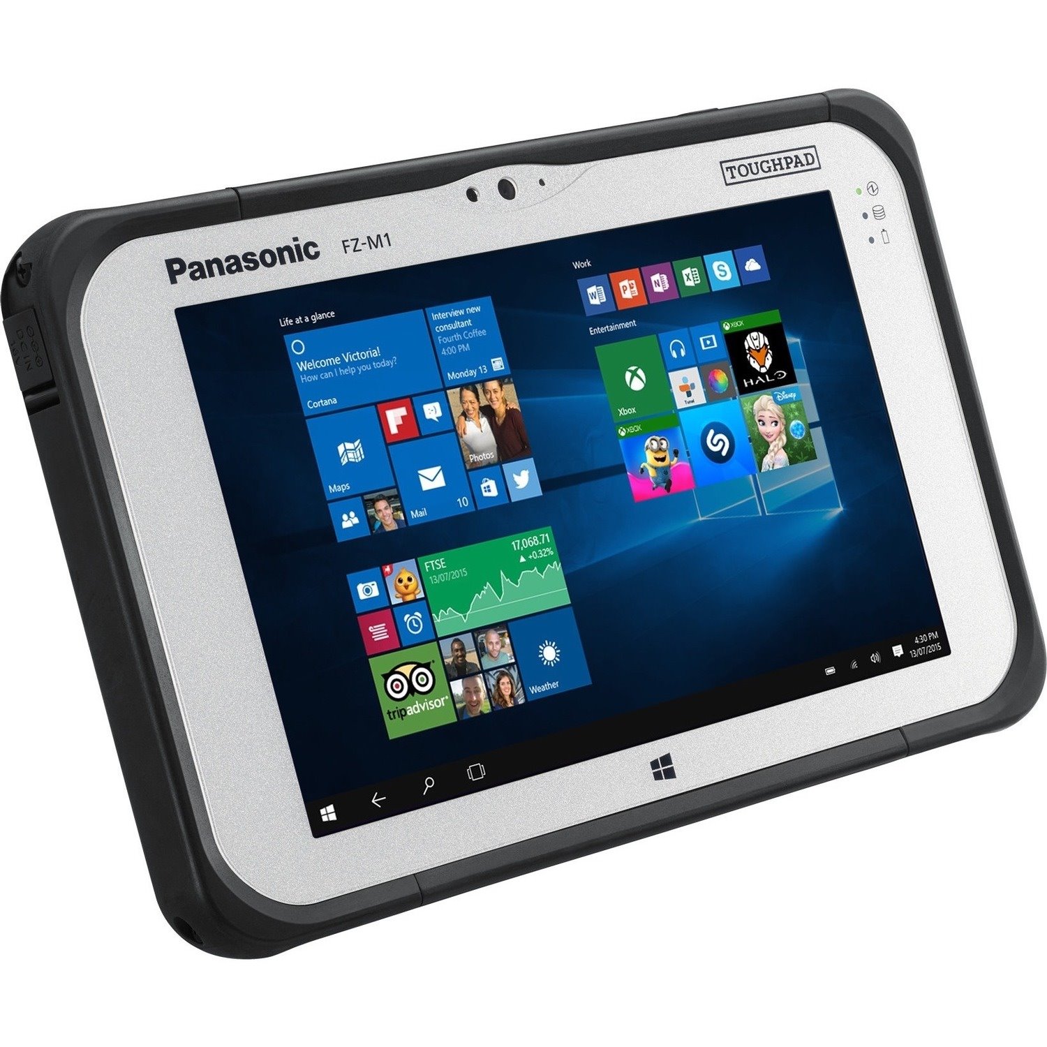 Panasonic TOUGHPAD FZ-M1 FZ-M1F153YTE Tablet - 17.8 cm (7") - 4 GB - 128 GB SSD - Windows 10 Pro