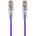 Monoprice SlimRun Cat6 28AWG UTP Ethernet Network Cable, 3ft Purple