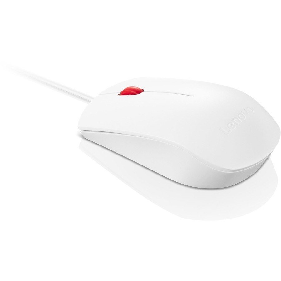 Lenovo Essential USB Mouse - White