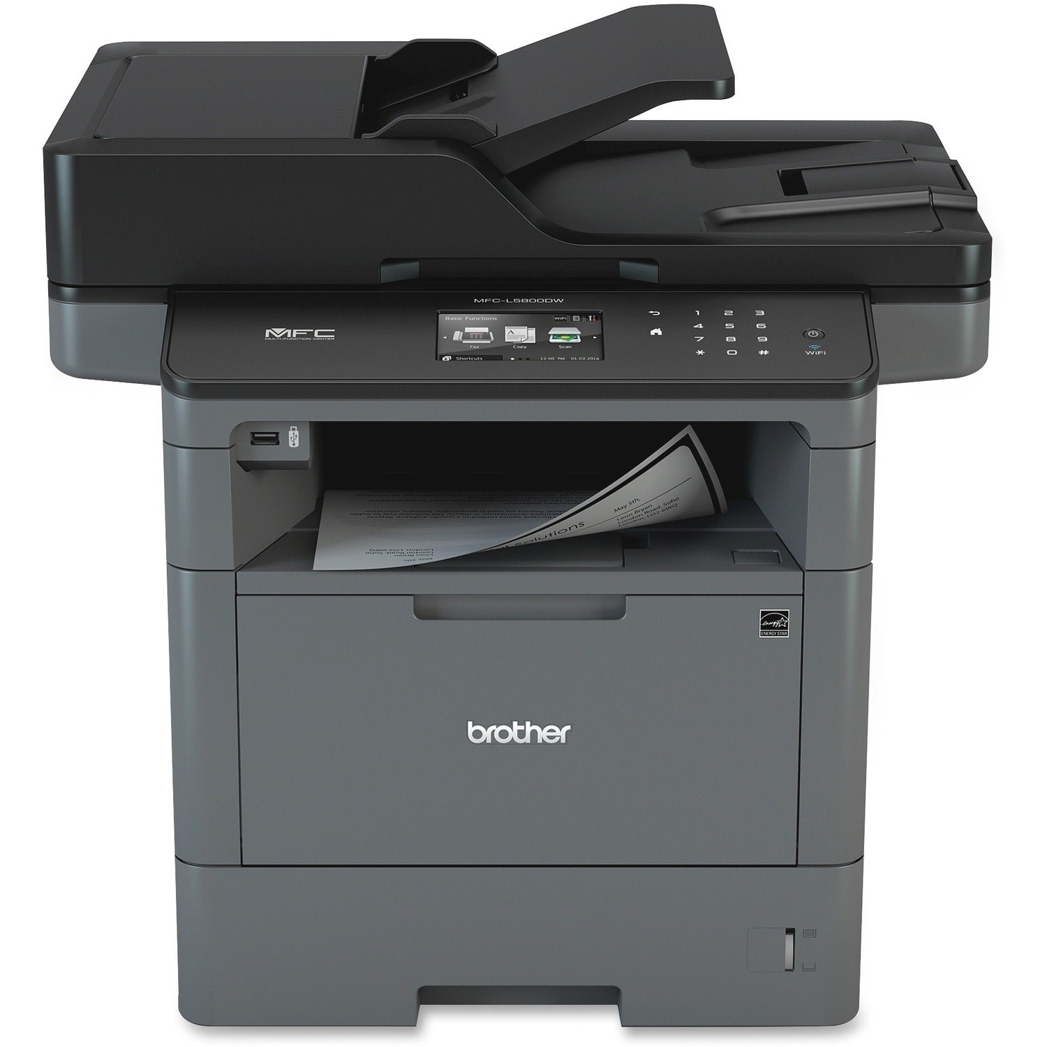 Brother MFC-L5800DW Laser Multifunction Printer - Monochrome - Duplex