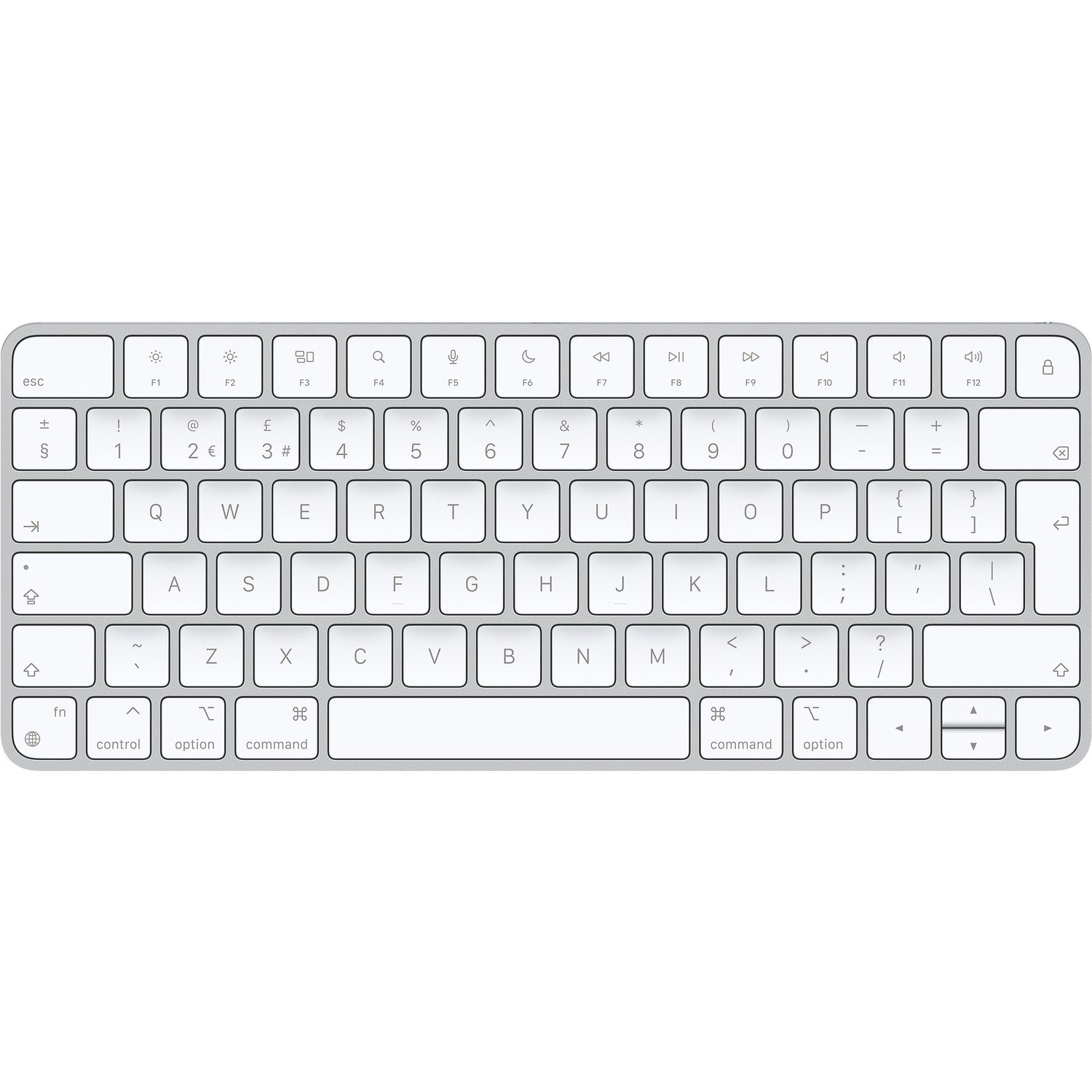 Apple Magic Keyboard - Wired/Wireless Connectivity - Lightning Interface - White