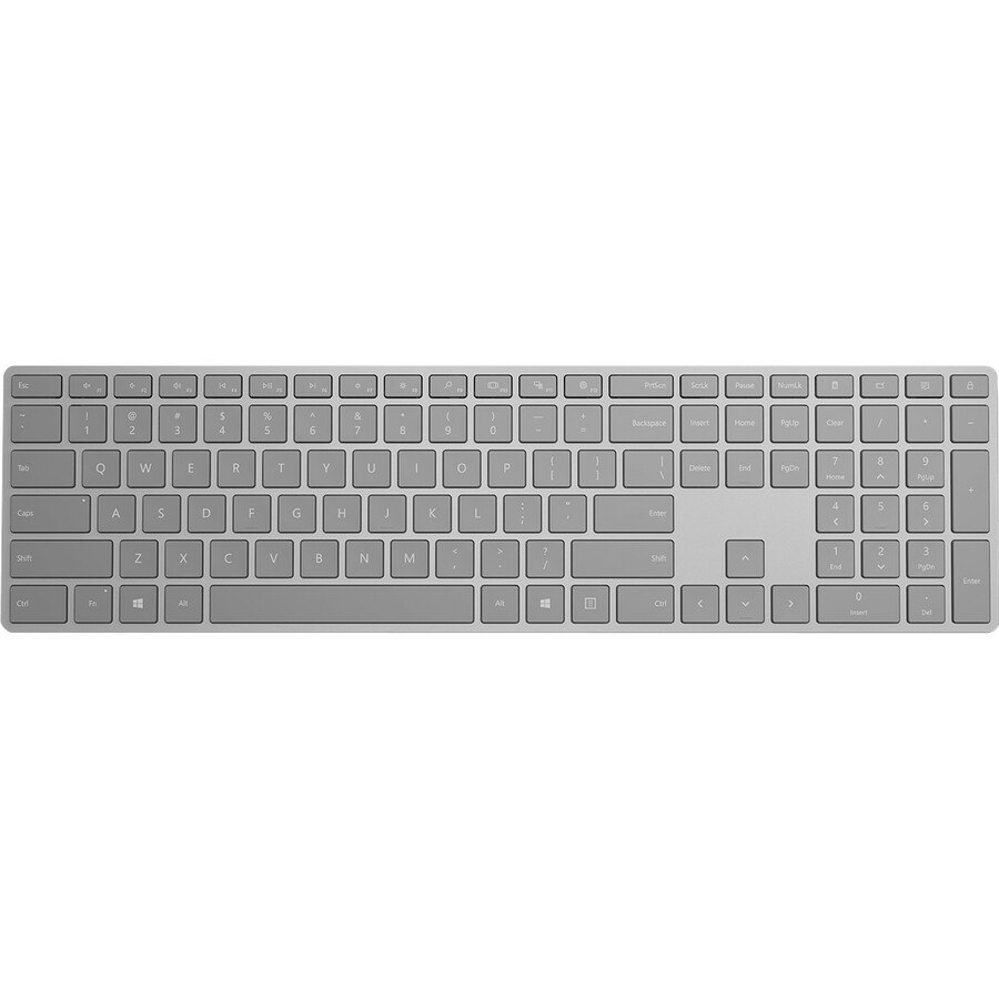 Microsoft Surface Keyboard - Wireless Connectivity - QWERTY Layout - Grey