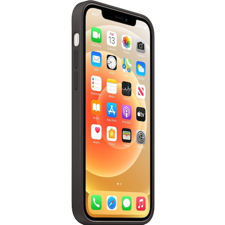 Apple Case for Apple iPhone 12, iPhone 12 Pro Smartphone - Black