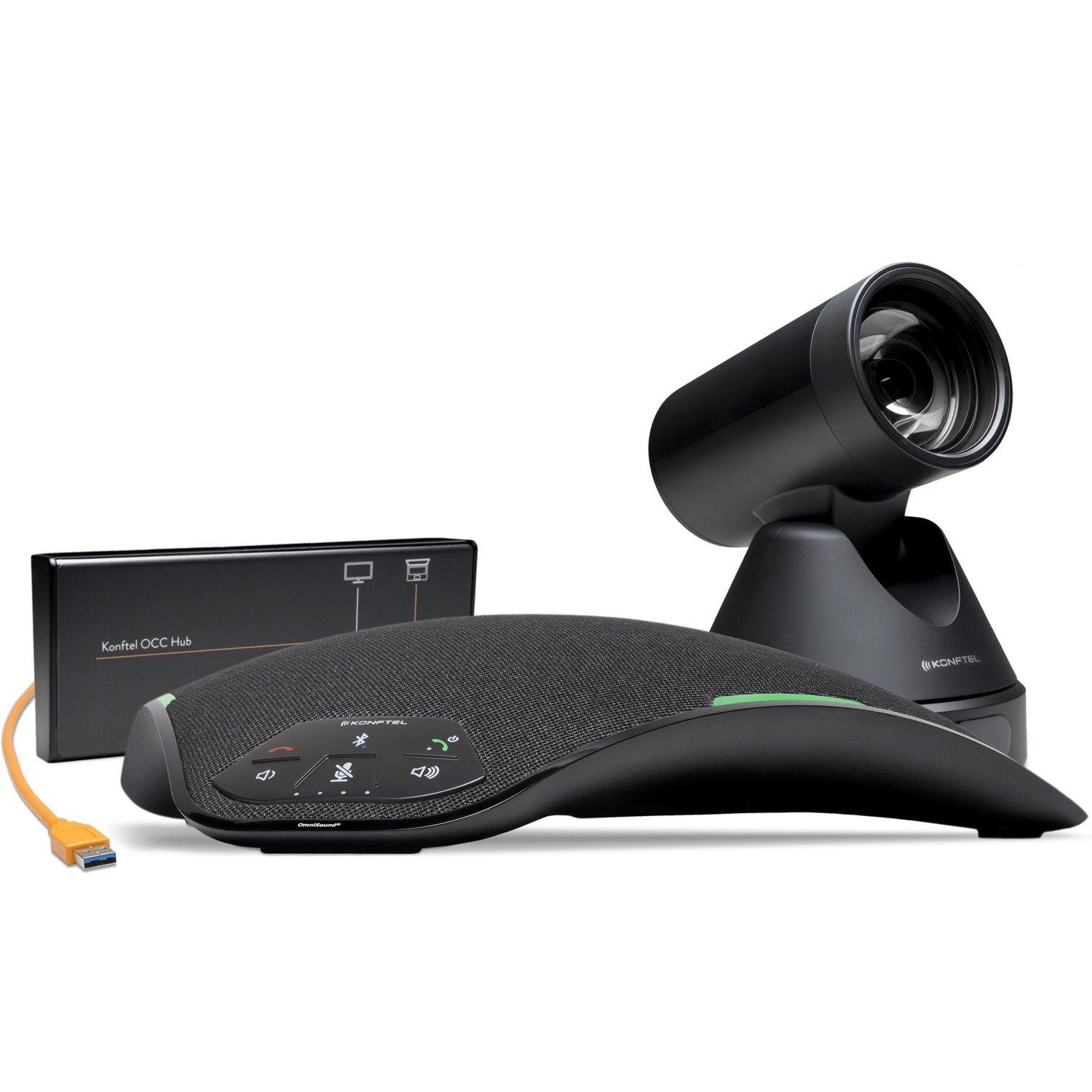 Konftel C5070 (US) - Room type: Small to Medium - Exceptional image quality - HD 1080p 60fps - 12x optical zoom - One Cable Connection Hub - OmniSound&reg; lifelike audio