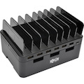 Tripp Lite 7-Port USB Charging Station with Quick Charge 3.0 USB-C Port Device Storage 5V 4A (60W) USB Charge Output