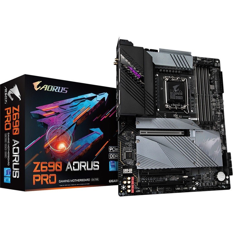 Aorus Z690 AORUS PRO Gaming Desktop Motherboard - Intel Z690 Chipset - Socket LGA-1700 - Intel Optane Memory Ready - ATX