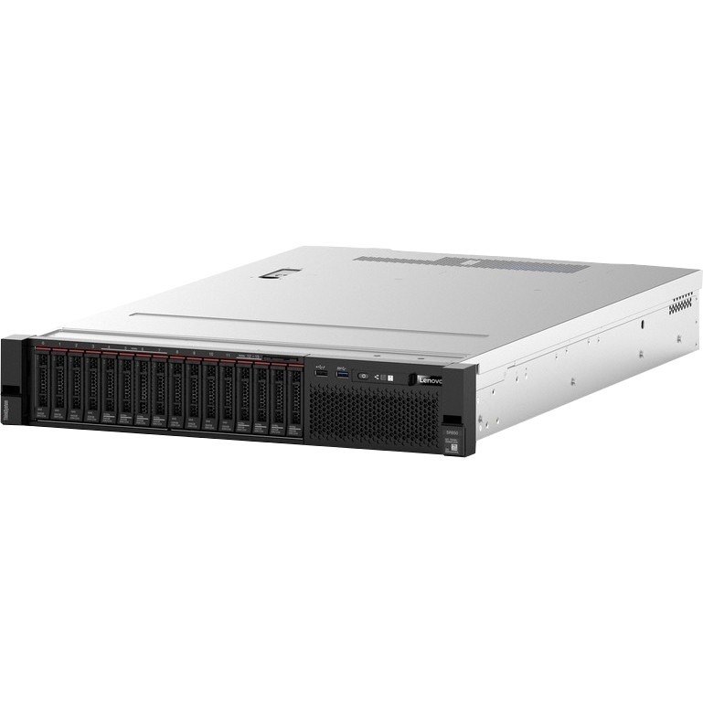 Lenovo ThinkSystem SR850 7X19A05HNA 2U Rack Server - 4 x Intel Xeon Platinum 3.80 GHz - 128 GB RAM - Serial ATA/600 Controller