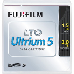 Fujifilm 81110000412 LTO Ultrium 5 WORM Data Cartridge with Custum Barcode Labeling